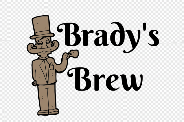 Brady's Brew Logo - Original Colors, Transparent Background